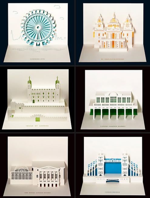 Papercraft: Pop-Up Architectural Cards