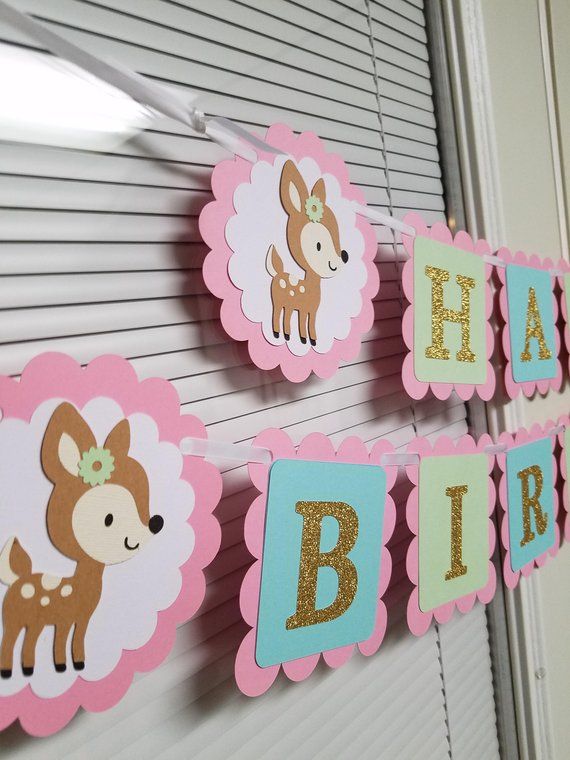 Deer Birthday Party Woodland Favors Pink Fawn Favors Woodland Birthday Woodland Birthday Favors