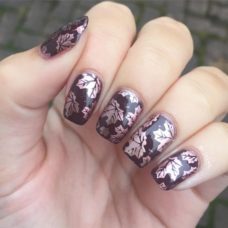 Beste Herbst Blätter Nail Art Designs für 2019 #nägel #gelnägel #2018 #tatto…