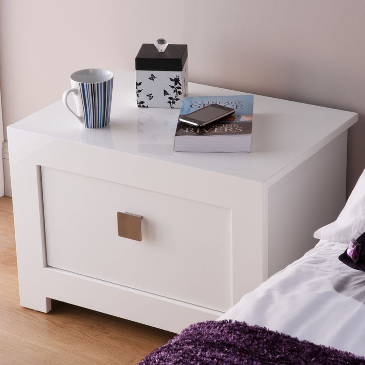 Small Bedside Table Ideas best 25+ white gloss bedside table ideas on pinterest | white Small Bedside Table Ideas best 25+ white gloss bedside table ideas on pinterest | white