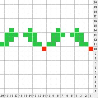 pin on beading holly knitting chart