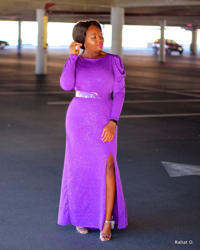 DIY Purple Dress