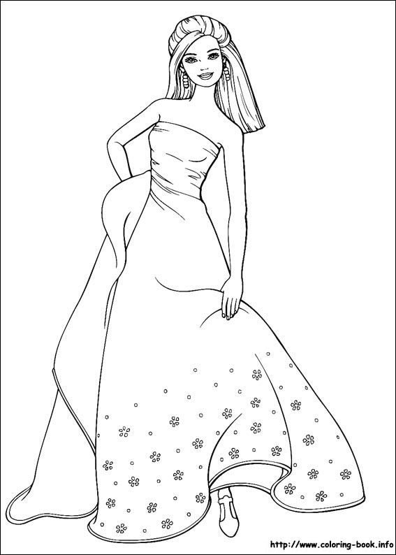 Barbie colouring pages fashion fairy tale dresses images Barbie colouring pages fashion fairy tale dresses images