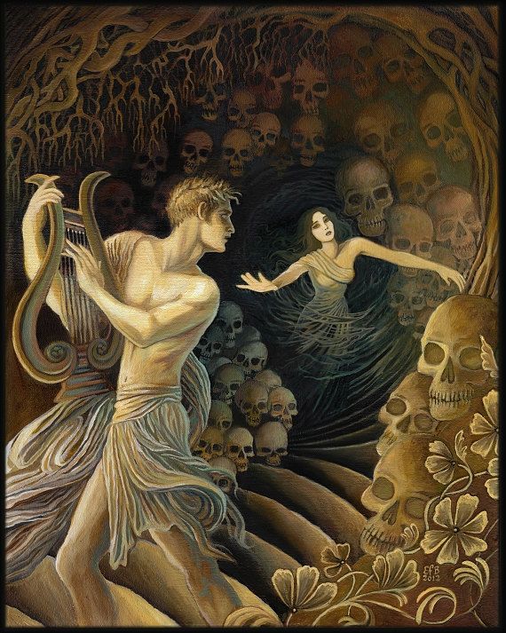 Orpheus And Eurydice Greek Mythology Original Oil Painting Etsy 3c34a4c14940f1bccecdd527c919169b