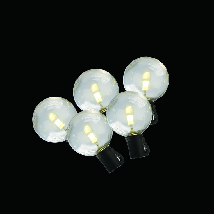 APEX 25-ft 25-Light White Clear Led Plug-In Globe String Lights Lowe s Canada USD 30 Home ...