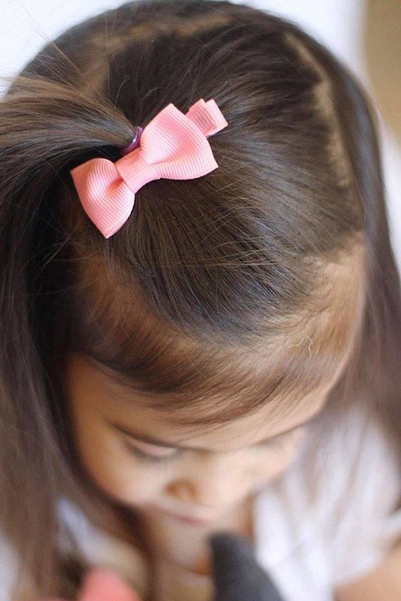 Annabel bow Toddler hair bow Baby hair bow Pink