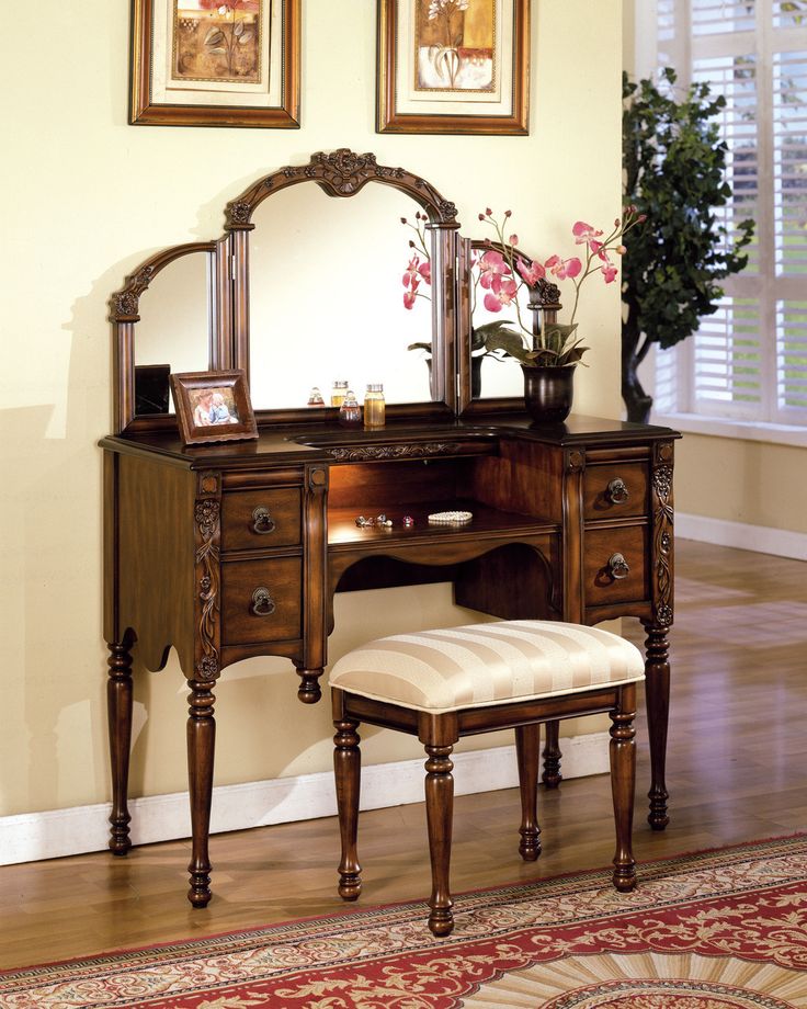 39 Best Makeup Vanity Tables Images On Pinterest Makeup Vanities Sunnyvale Antique Oak Vanity Dressing Table Set - 39 Best Makeup Vanity Tables Images On Pinterest Makeup Vanities