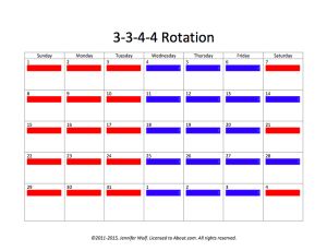 Sharing 50/50 joint custody? Here are the 6 most-recommended parenting time schedules for creating stability and equal time with both parents.: Option #5: A 3-3-4-4 Rotation