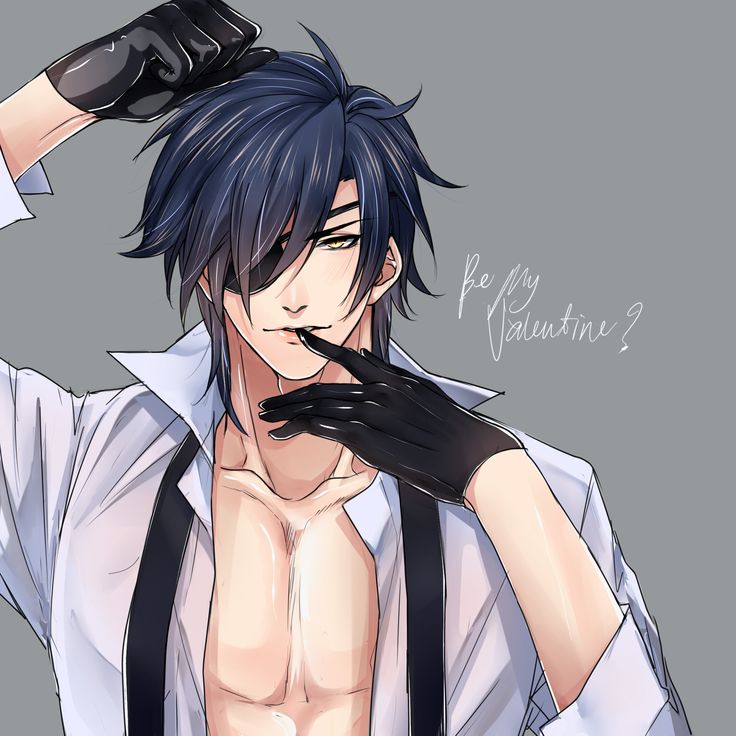 Anime guy with eyepatch