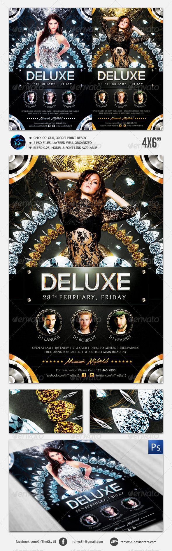 9 best nightlife nightclub flyer designs images on pinterest ss deluxe table flyer