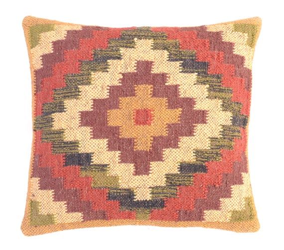 Select 45 CM Indian Wool Jute Cushion Cover Pillowcase Handwoven Throw Sofa Sham Select 45 CM Indian Wool Jute Cushion Cover Pillowcase Handwoven Throw Sofa Sham