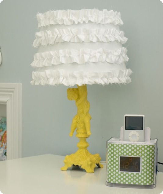 Lamp With Ruffle Shade Shades Lamps Living Room Lamp With Ruffle Shade, Ruffled Lamp Shade Lighting
