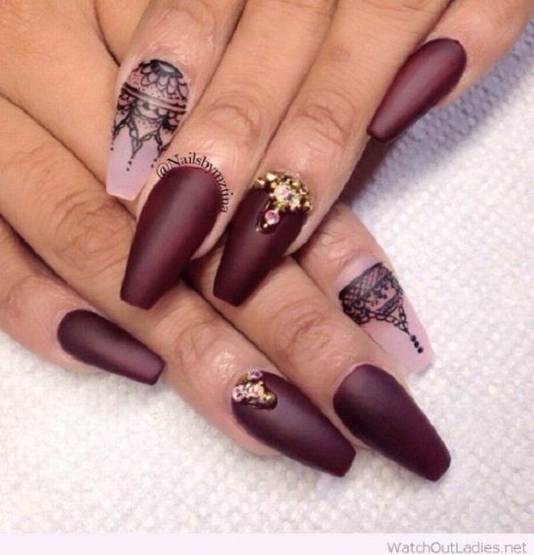 The 25+ Best Maroon Nails Ideas On Pinterest Maroon Nails 35 Maroon Nails Designs - The 25+ Best Maroon Nails Ideas On Pinterest Maroon Nails