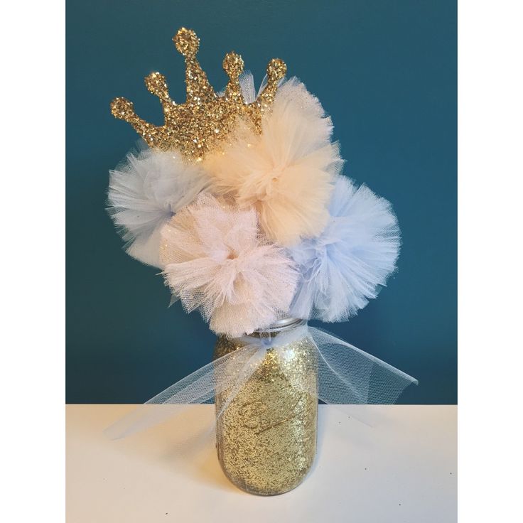25+ Best Cinderella Decorations Ideas On Pinterest Frozen Cinderella Inspired Gold Glitter Tulle Pom Pom Princess Centerpiece! - Customize your Colors - 25+ Best Cinderella Decorations Ideas On Pinterest Frozen