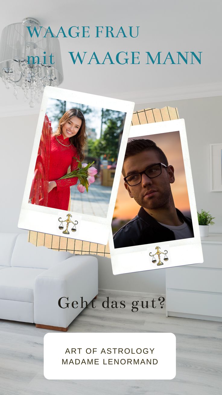 Waage mann flirtet