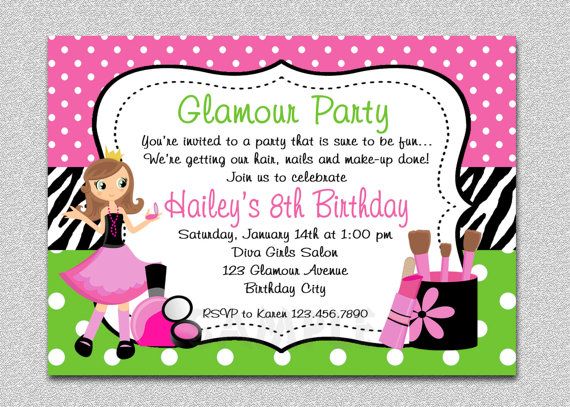 11 best Glamour Girl Birthday images on Pinterest Birthday party - fresh invitation card of birthday 11 best Glamour Girl Birthday images on Pinterest Birthday party - fresh invitation card of birthday