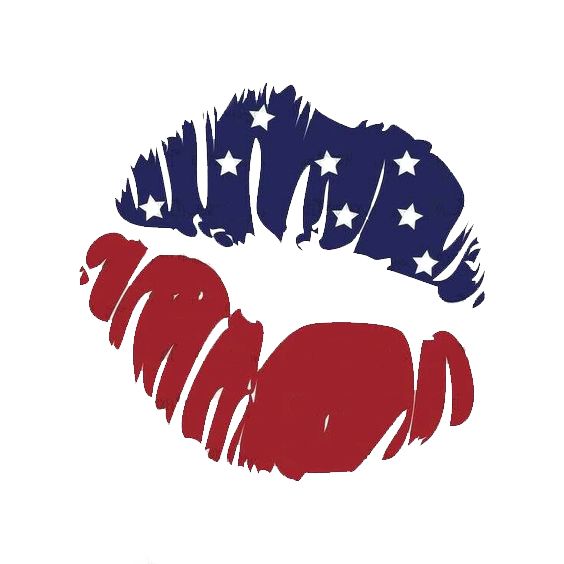 Download Patriotic Lips Clip Art, 4th of July etc | Patriotic lips ...