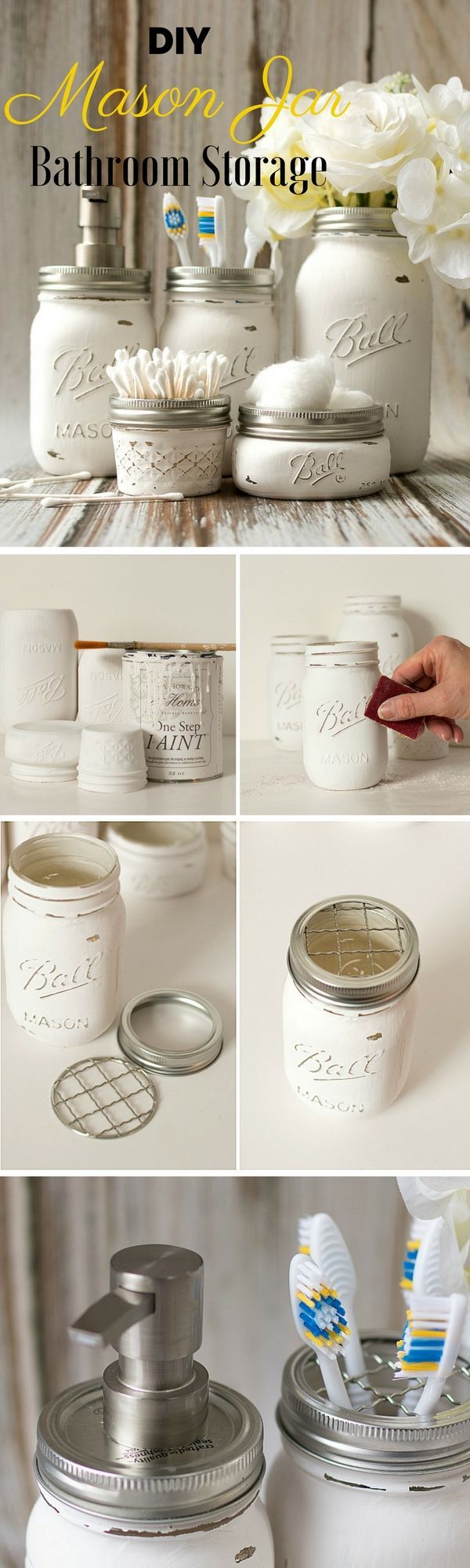 Bathroom Jar best 25+ bathroom jars ideas on pinterest | toiletry organization Bathroom Jar best 25+ bathroom jars ideas on pinterest | toiletry organization