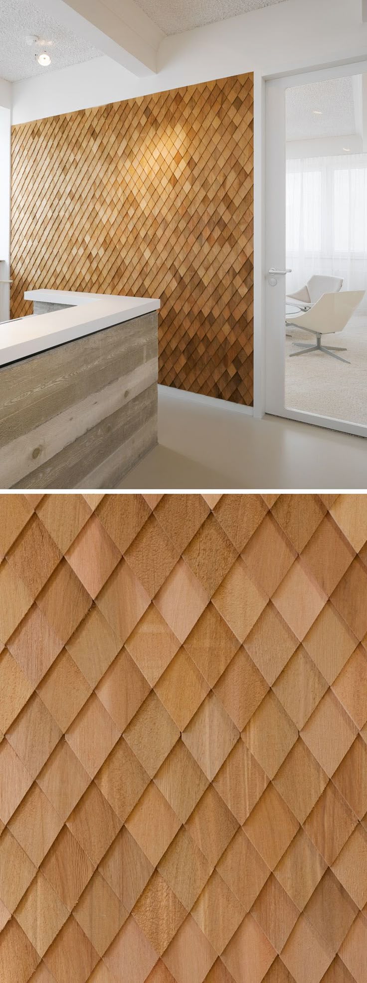 Best Contemporary Office Ideas On Pinterest Contemporary - Interior Design Idea In This Contemporary Office Interior The Designersused Wooden Shingles On best contemporary office ideas on pinterest contemporary - interior design idea in this contemporary office interior the designersused wooden shingles on