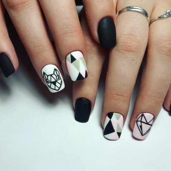 Pin by Petra Nägel on nails | Matte black nails, Matte nails Pin by Petra Nägel on nails | Matte black nails, Matte nails