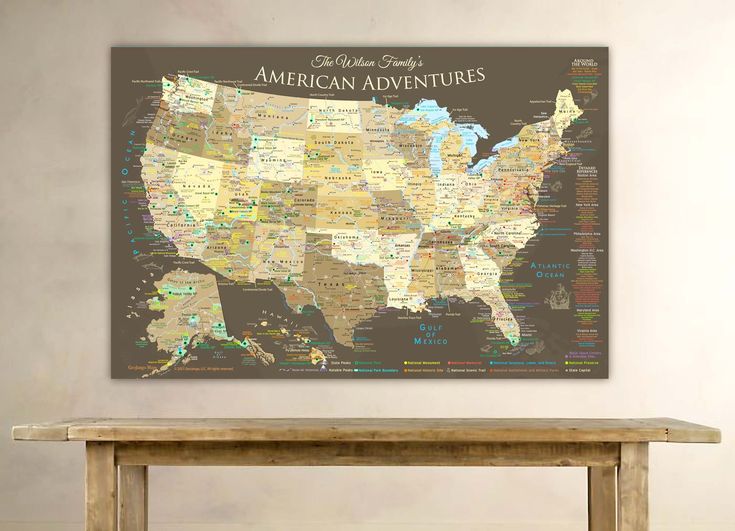 Map of the USA amp National Park - 3ca4d2ea07294af1b634f29f10cc8c16