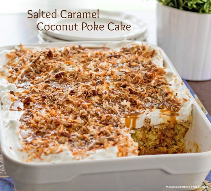 Coconut Salted Caramel Cake Coconut Salted Caramel Cake