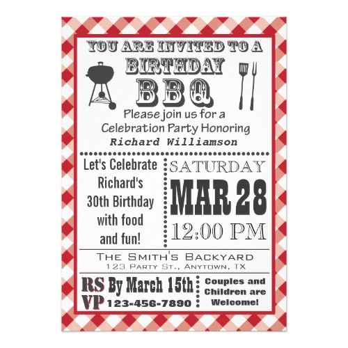 120 best bbq birthday party invitations images on pinterest invitation for barbecue party