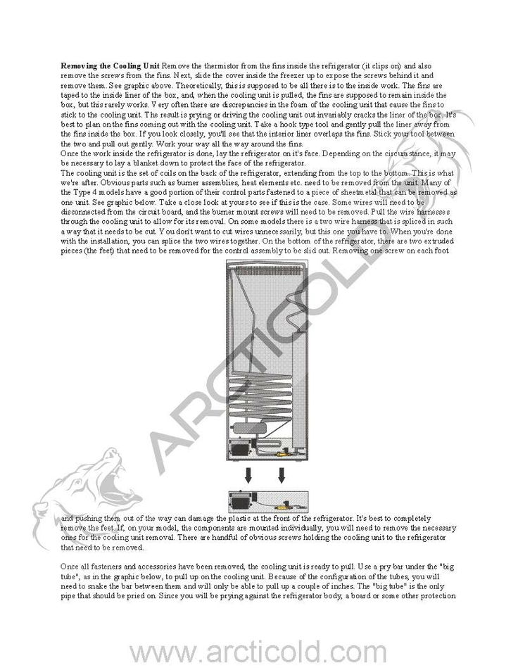 Page 2 Type 3 Install Instructions for Dometic one door