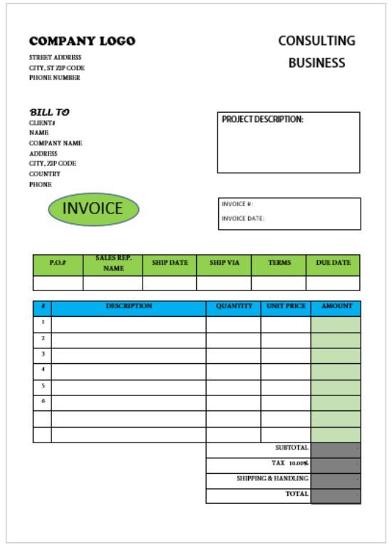 Consulting Servicing Company Invoice Template Consulting Invoice - what is invoice po number Consulting Servicing Company Invoice Template Consulting Invoice - what is invoice po number