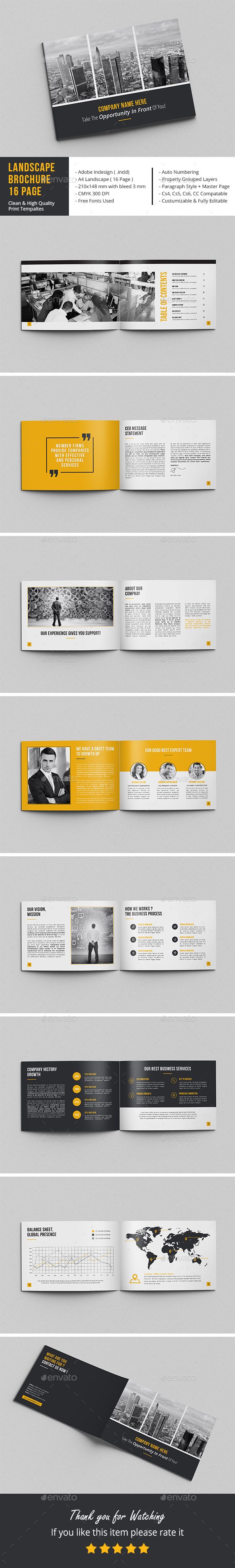state brochure project template