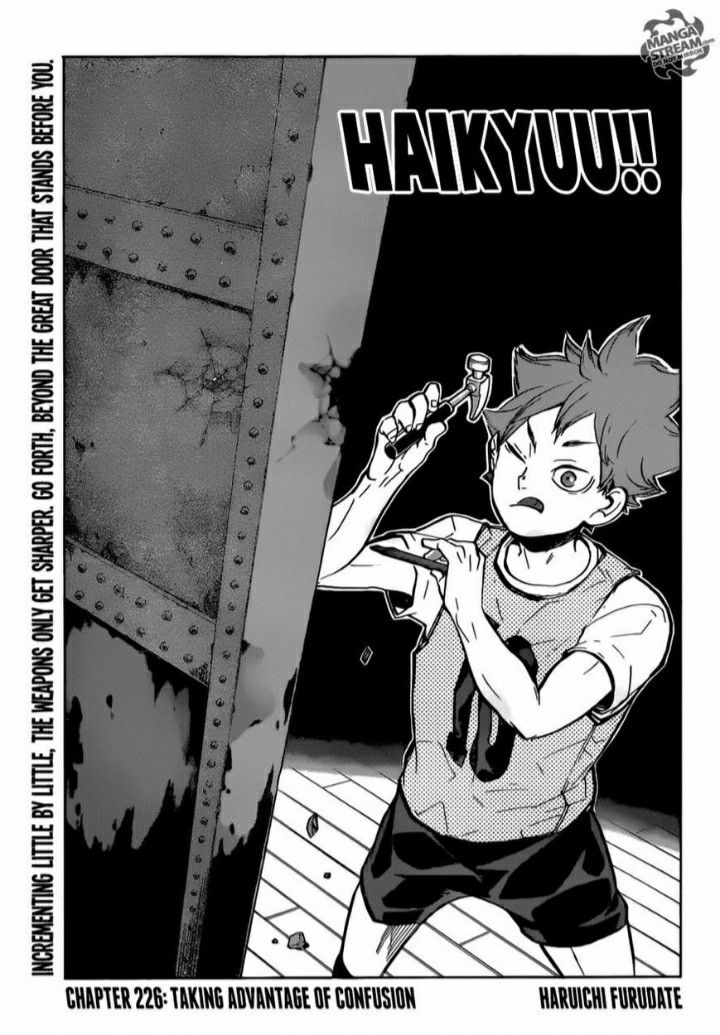 Haikyuu manga chapter | Haikyuu manga, Haikyuu, Manga