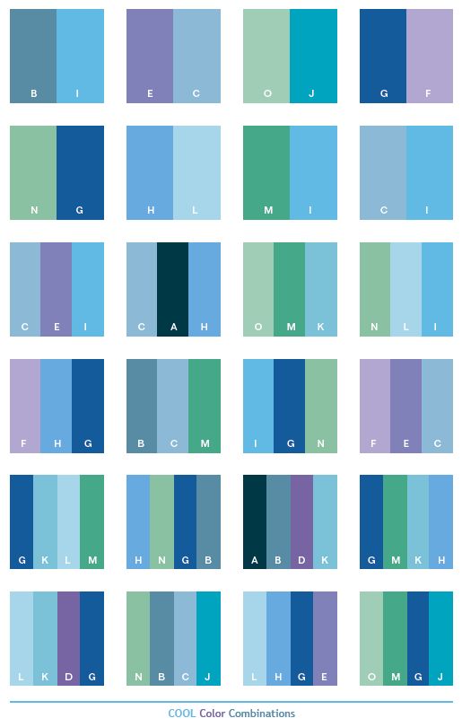Cool Color Schemes Combinations Palettes For Print Cool Color Schemes Combinations Palettes For Print Cmyk And Web Rgb Html Bat Craftroom Ideas In 2018 Pinterest