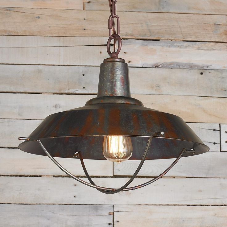 Rustic Copper Pendant With Grill Rustic Copper Pendant With Grill