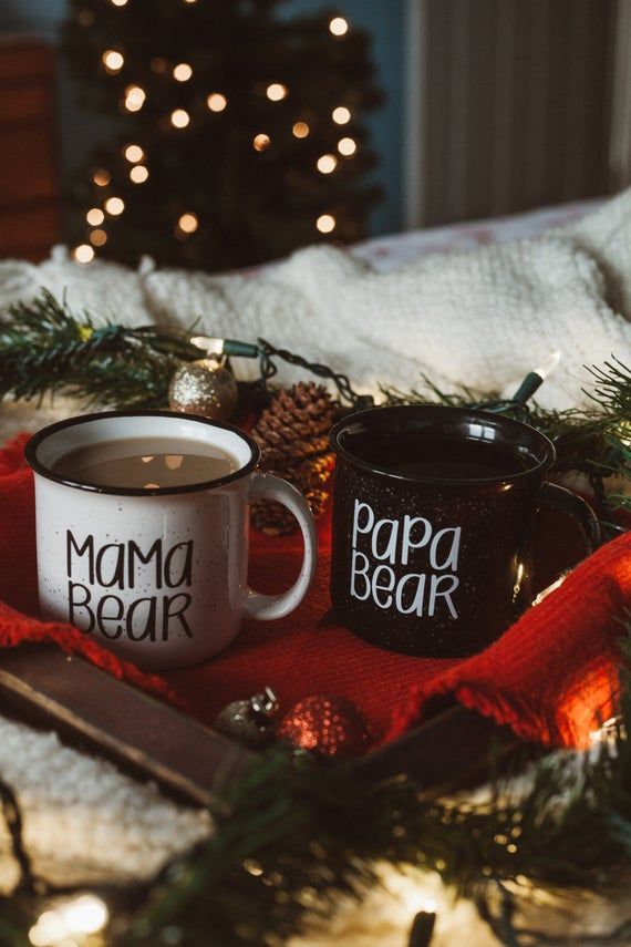 Coffee Cup Ornaments Set of 4 Coffee Lover Gift Coffee Cup Ornaments Set of 4 Coffee Lover Gift
