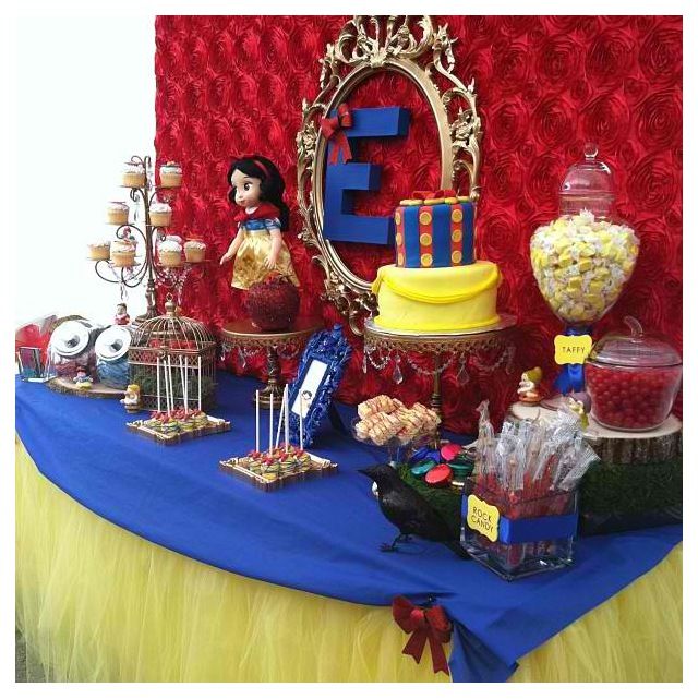 Snow White Party Table Ideas Pinterest Birthday 1st Snow White Party Table Ideas Pinterest Birthday 1st Birthdays And
