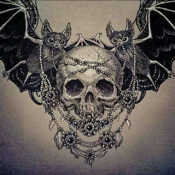 bats and skull cute and creepy pinterest bats bats and skull cute and creepy pinterest bats