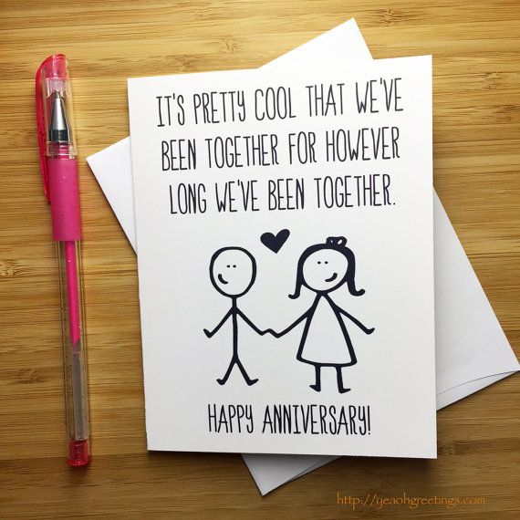 Girlfriend anniversary hot sale card