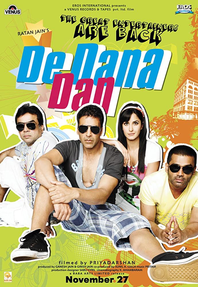 De Dana Dan 2009 Hindi Movies Free Movies Online Full Movies