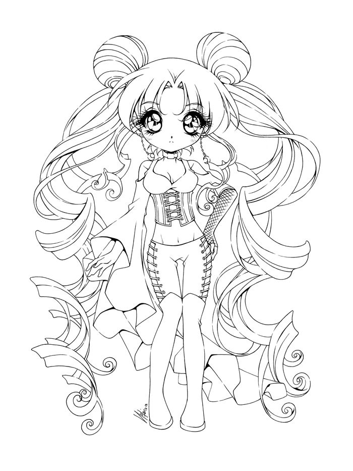 sailormoon goth... by sureya.deviantart... on @deviantART