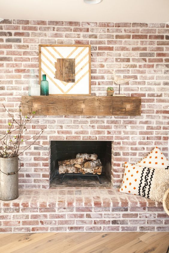 Best 25+ Brick fireplace makeover ideas on Pinterest | Fireplace update Brick fireplace and Fireplace whitewash