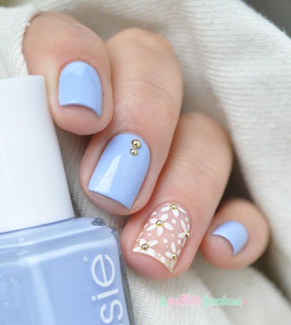 Best 25+ Light Blue Nails Ideas On Pinterest Pastel Blue Nails Essie Salt water happy // Parmi les pâquerettes . - Best 25+ Light Blue Nails Ideas On Pinterest Pastel Blue Nails