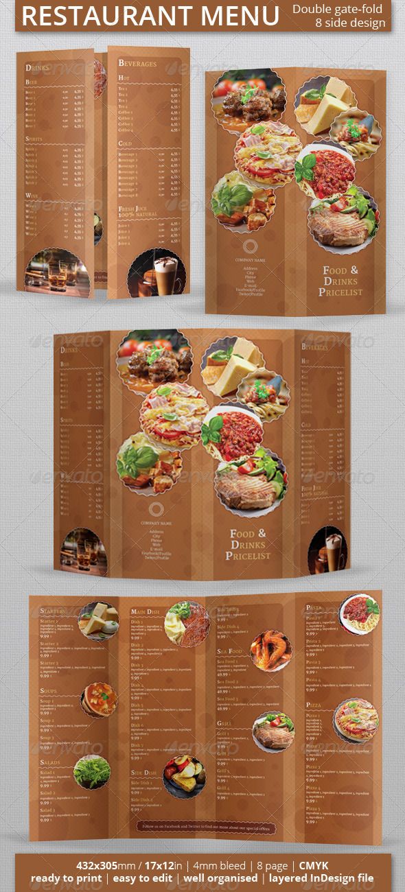 restaurant menu food menus print templates download here http