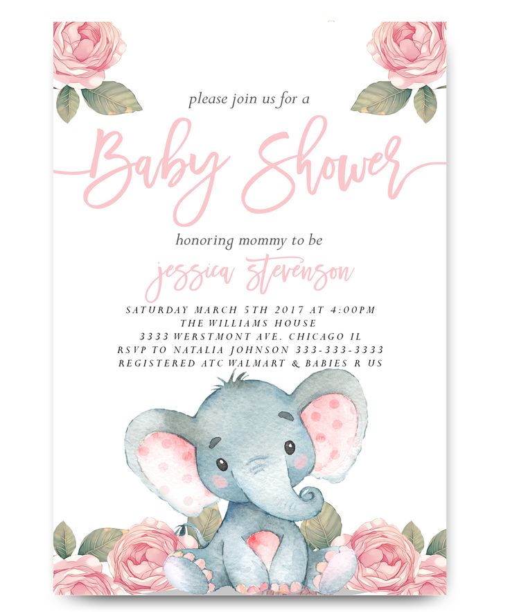 cheap baby shower invitation