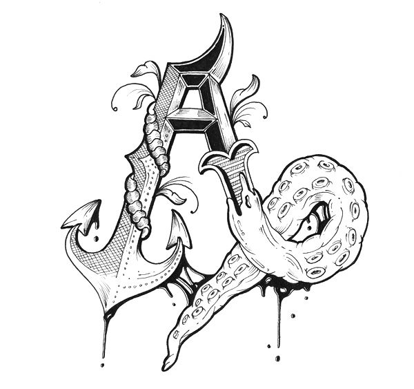 graphic design letters