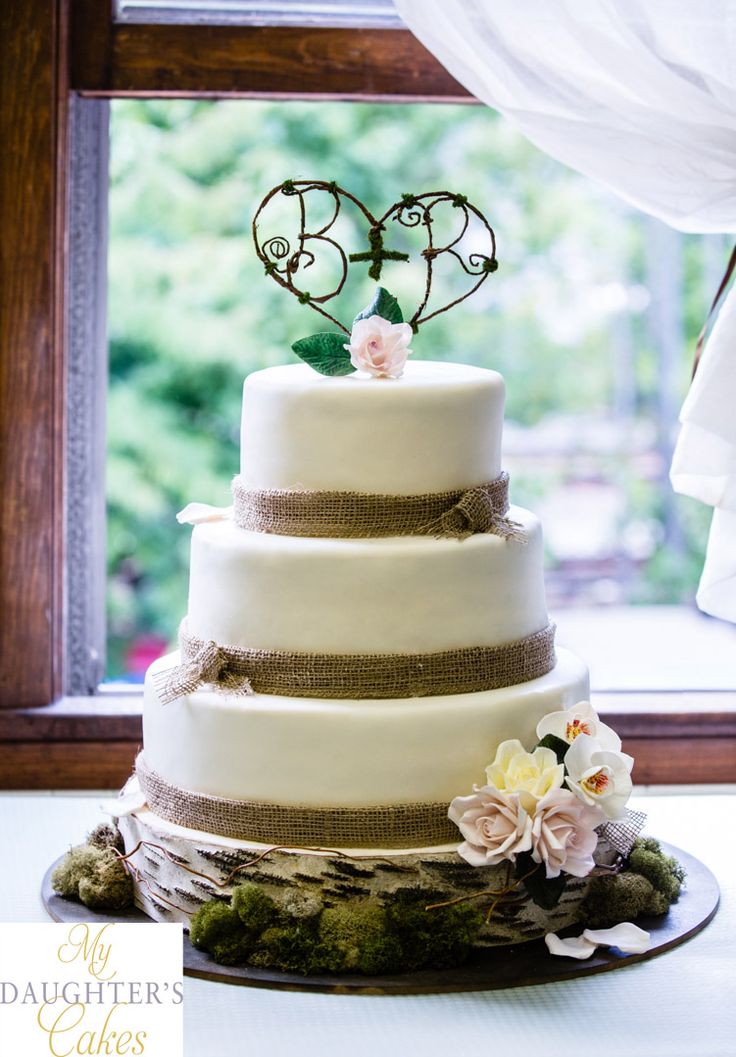 Way Cute Rustic Wedding Cake Way Cute Rustic Wedding Cake