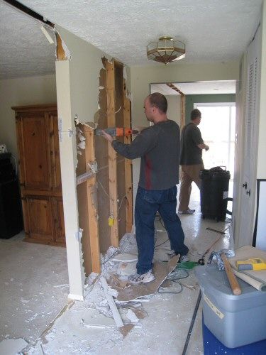 How To Remove Stud Walls Create An Open Floor Plan For The Home How To Remove Stud Walls Create An Open Floor Plan For The Home Pinterest Wall House And
