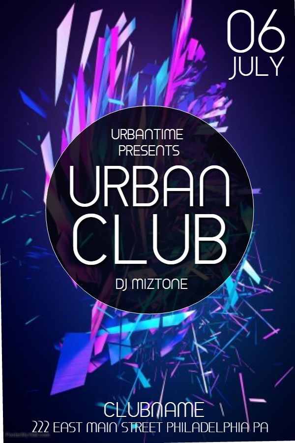 event flyer background