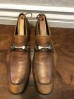 Magnanni Leather Brown Horsebit Loafers Shoes Mens size 10 M Spain #DressShoes