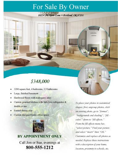 for sale by owner modern design free flyer template by hloom com sale home by owner free