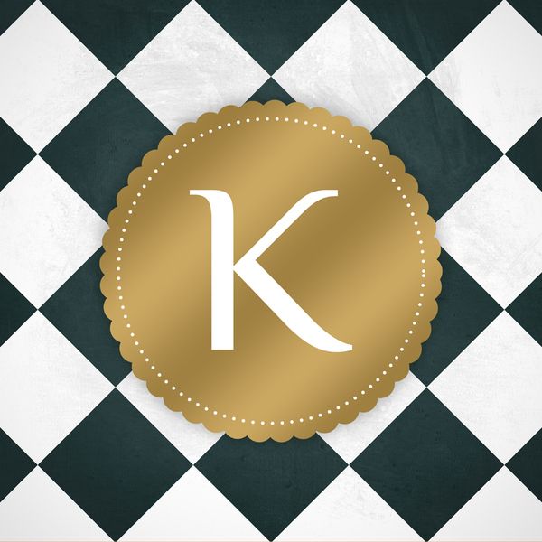 Just Letter K on Behance | Letter k, Illuminated letters, Lettering